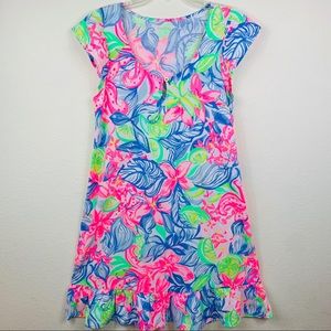 Lily Pulitzer Cotton Floral Dress Medium